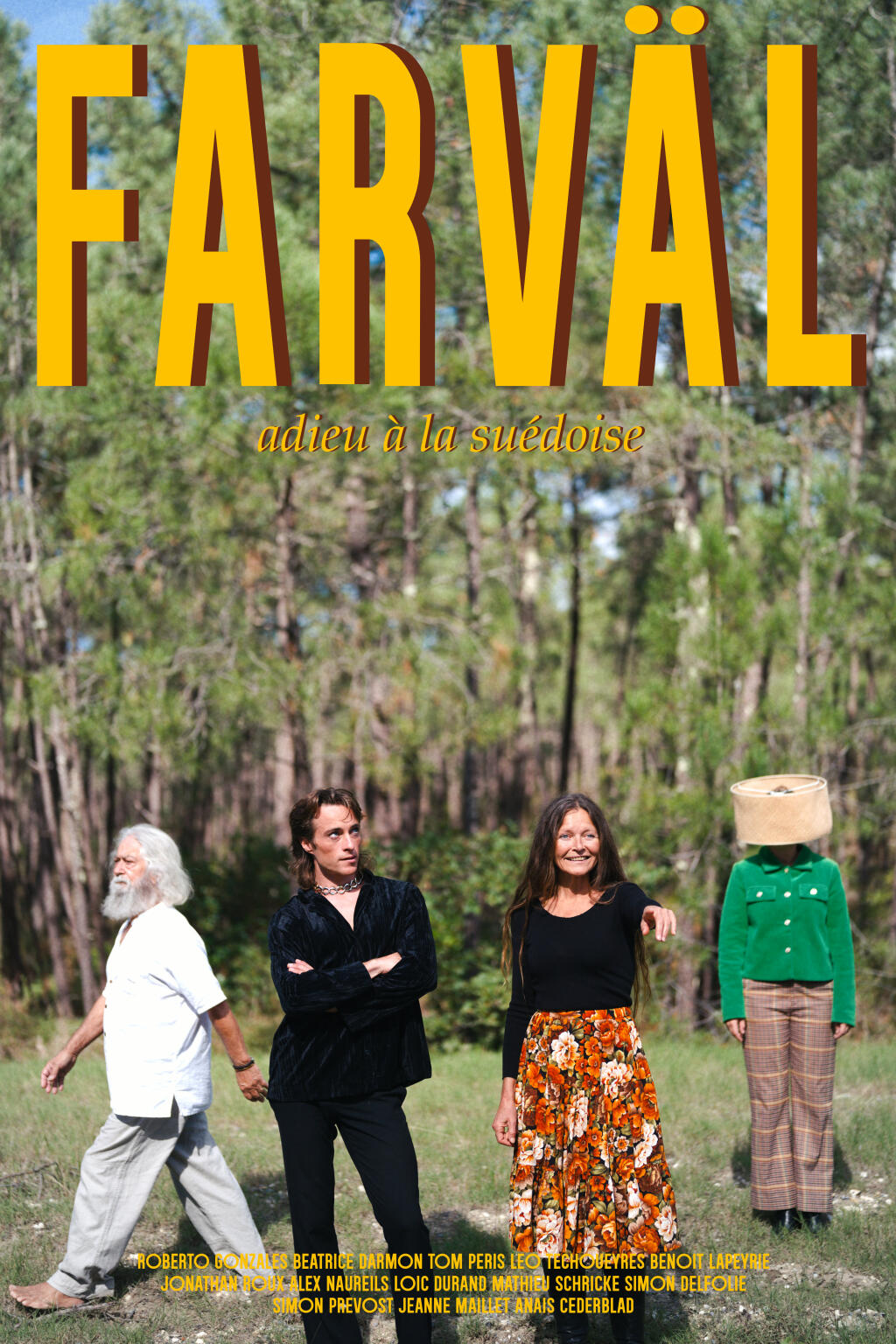 Filmposter for Farväl - Adieu à la suédoise